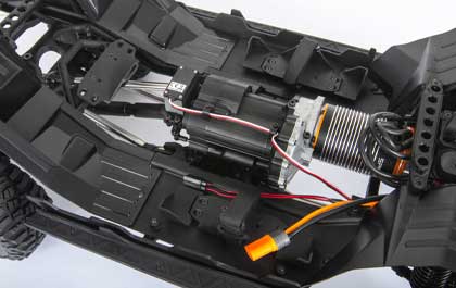 MULTIPLE BATTERY MOUNTING LOCATIONS