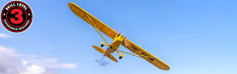 Skill Level 3 for the Hangar 9 J-3 Cub 10cc ARF