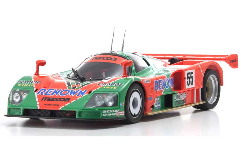 Body is an accurate reproduction of the Mazda Renown Charge 787B