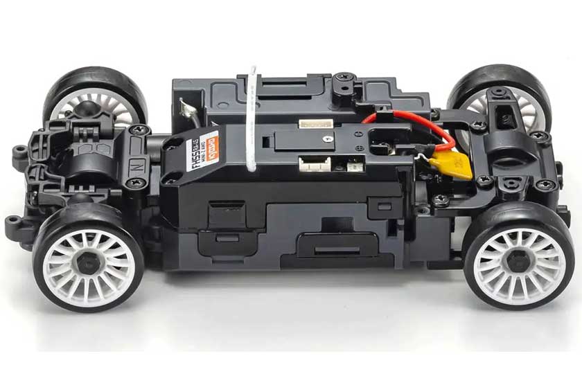 Chassis is MA-02 chassis which features all-wheel-drive