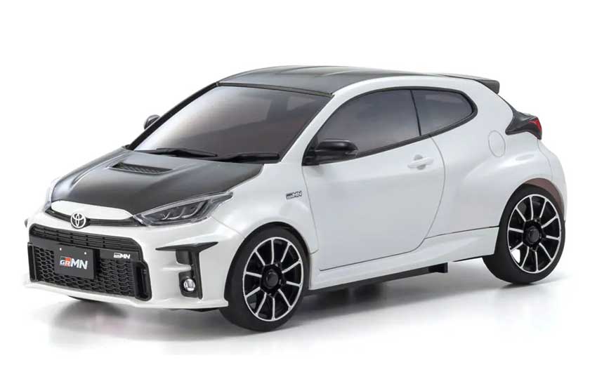 The body accurately recreates the Toyota GR Yaris