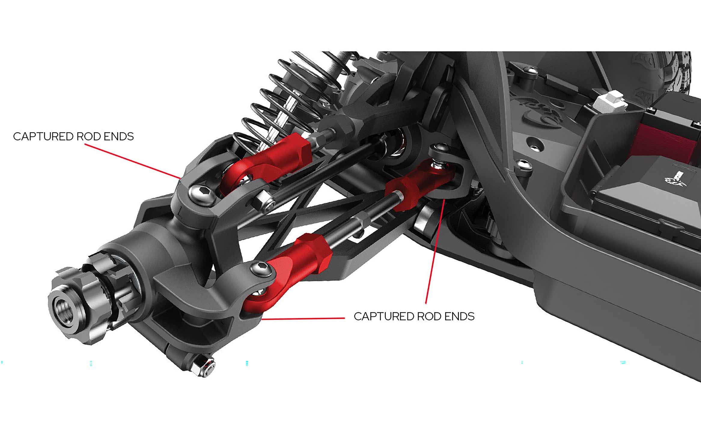 Heavy-Duty Suspension and Captured Rod Ends