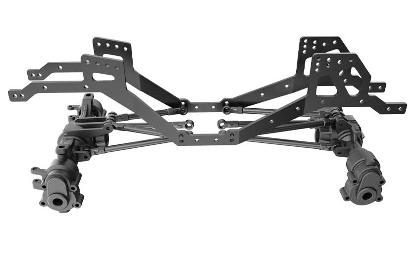 4-Link Suspension and Metal Chassis