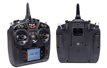 ERGONOMIC DESIGN for the Spektrum NX10+ 20-Channel DSMX Transmitter