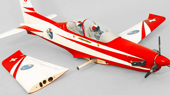 Phoenix Model PC-21 Pilatus Mk.2 GP/EP/Gas ARF - Bolt-on two-piece wing